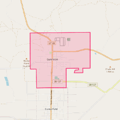 Map of Gunnison