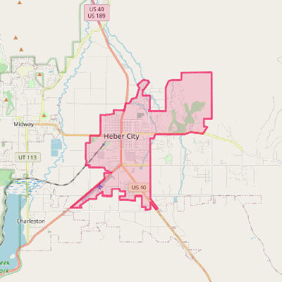 Map of Heber