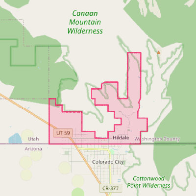 Map of Hildale