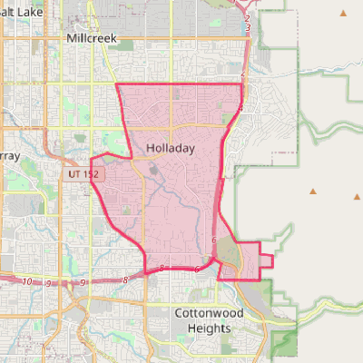 Map of Holladay