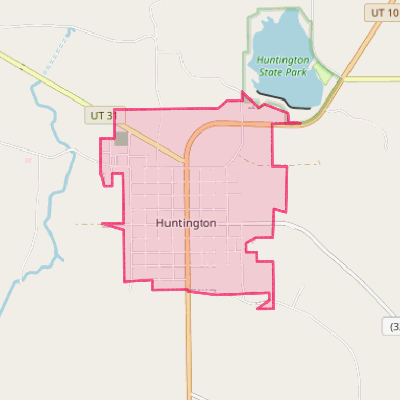 Map of Huntington