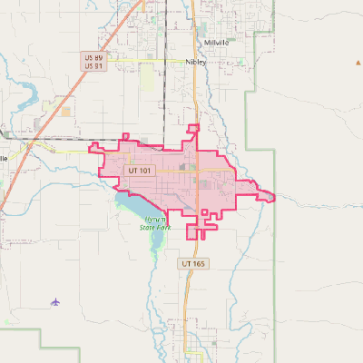 Map of Hyrum