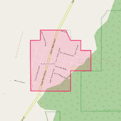 Map of Kanarraville