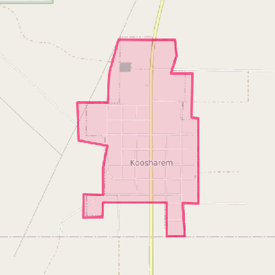 Map of Koosharem