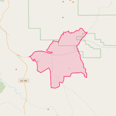 Map of La Sal