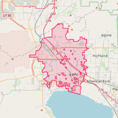 Map of Lehi