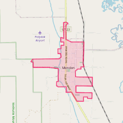 Map of Mendon