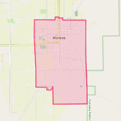 Map of Monroe