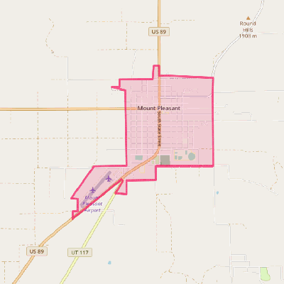 Map of Mount Pleasant