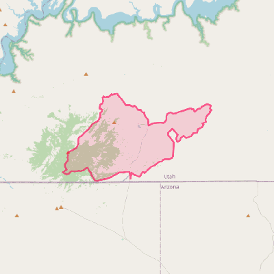 Map of Navajo Mountain