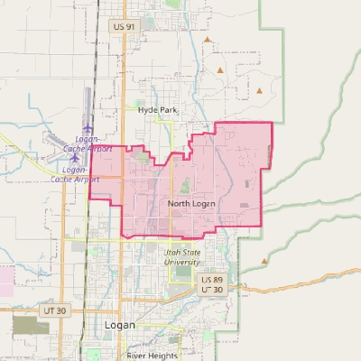 Map of North Logan