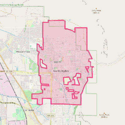 Map of North Ogden