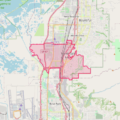 Map of North Salt Lake