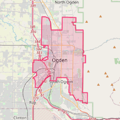 Map of Ogden