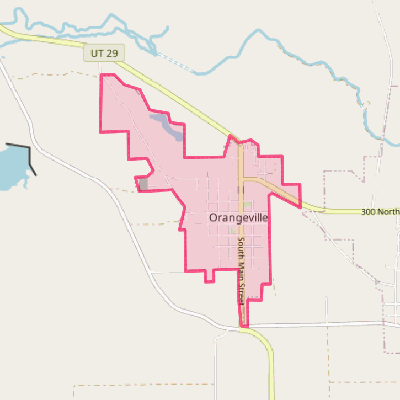 Map of Orangeville