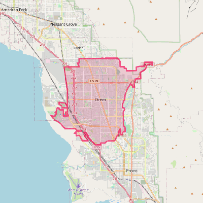 Map of Orem