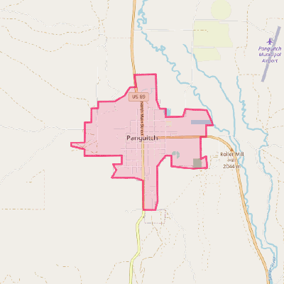 Map of Panguitch