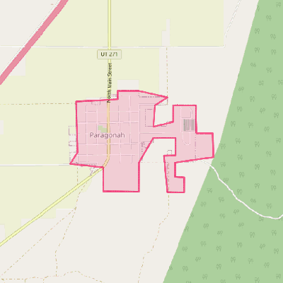 Map of Paragonah