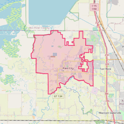 Map of Plain City