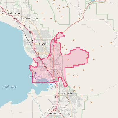 Map of Provo