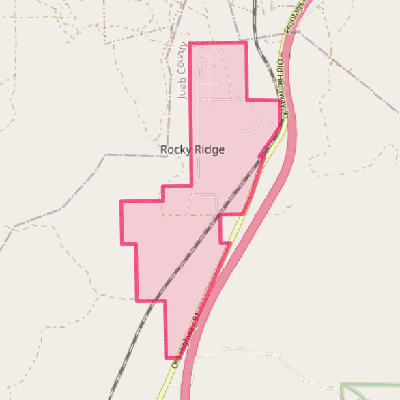 Map of Rocky Ridge