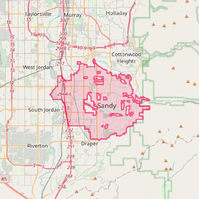 Map of Sandy