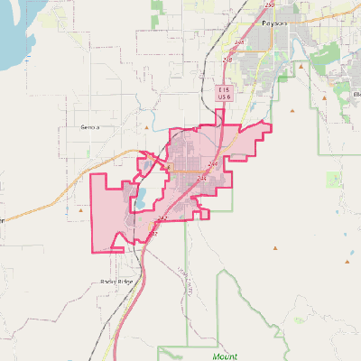 Map of Santaquin