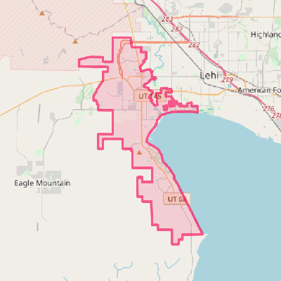 Map of Saratoga Springs