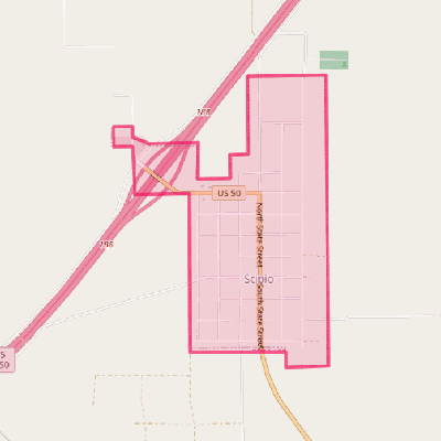 Map of Scipio