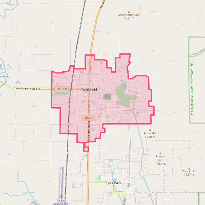 Map of Smithfield