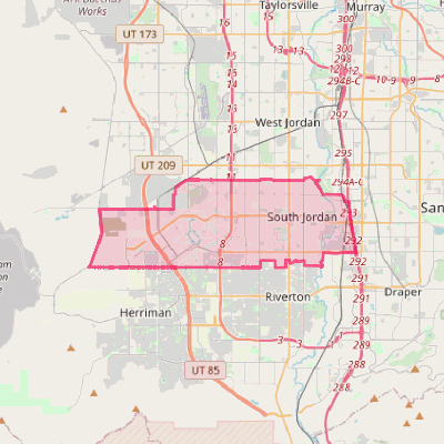 Map of South Jordan