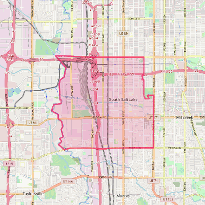 Map of South Salt Lake