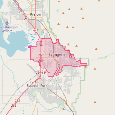 Map of Springville