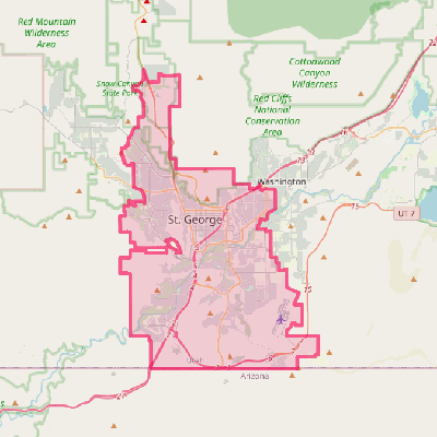 Map of St. George