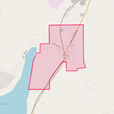 Map of Stockton