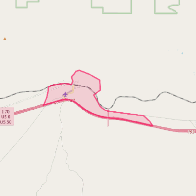 Map of Thompson Springs