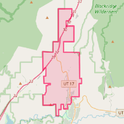 Map of Toquerville