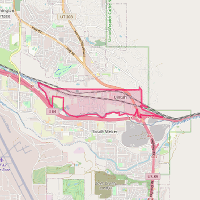 Map of Uintah