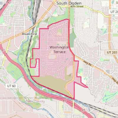 Map of Washington Terrace