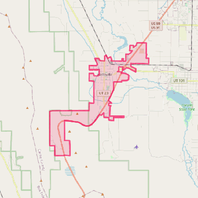 Map of Wellsville