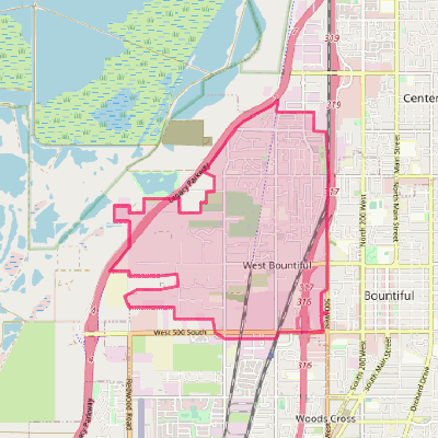 Map of West Bountiful