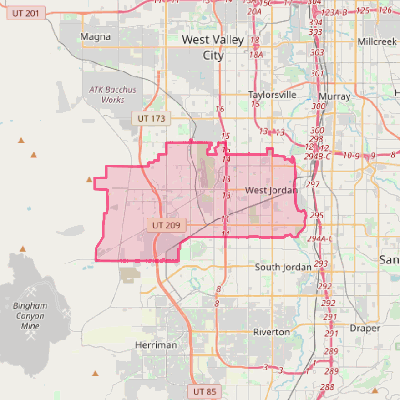 Map of West Jordan