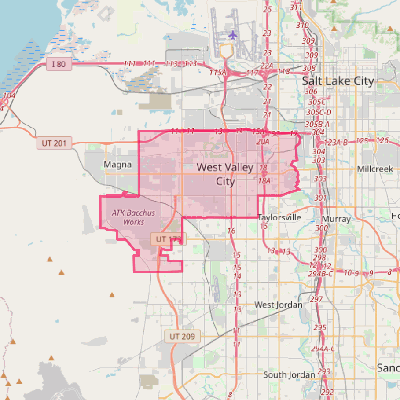 Map of West Valley City