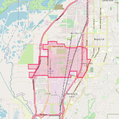 Map of Woods Cross