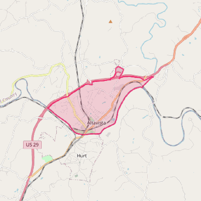 Map of Altavista