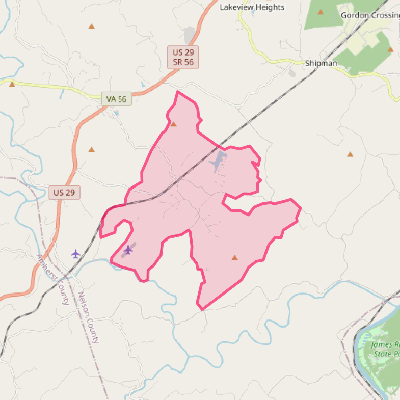 Map of Arrington