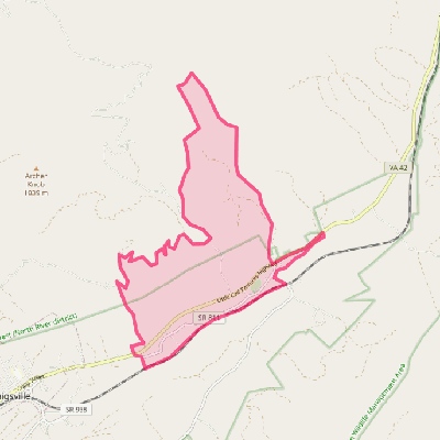 Map of Augusta Springs