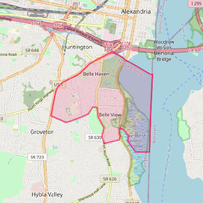 Map of Belle Haven