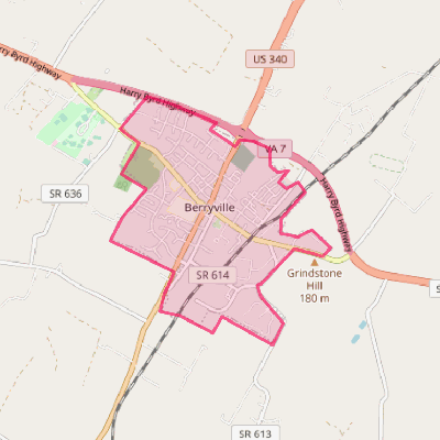 Map of Berryville