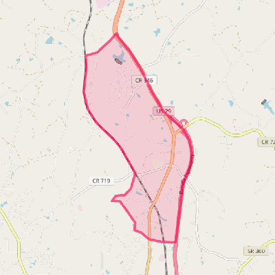 Map of Blairs